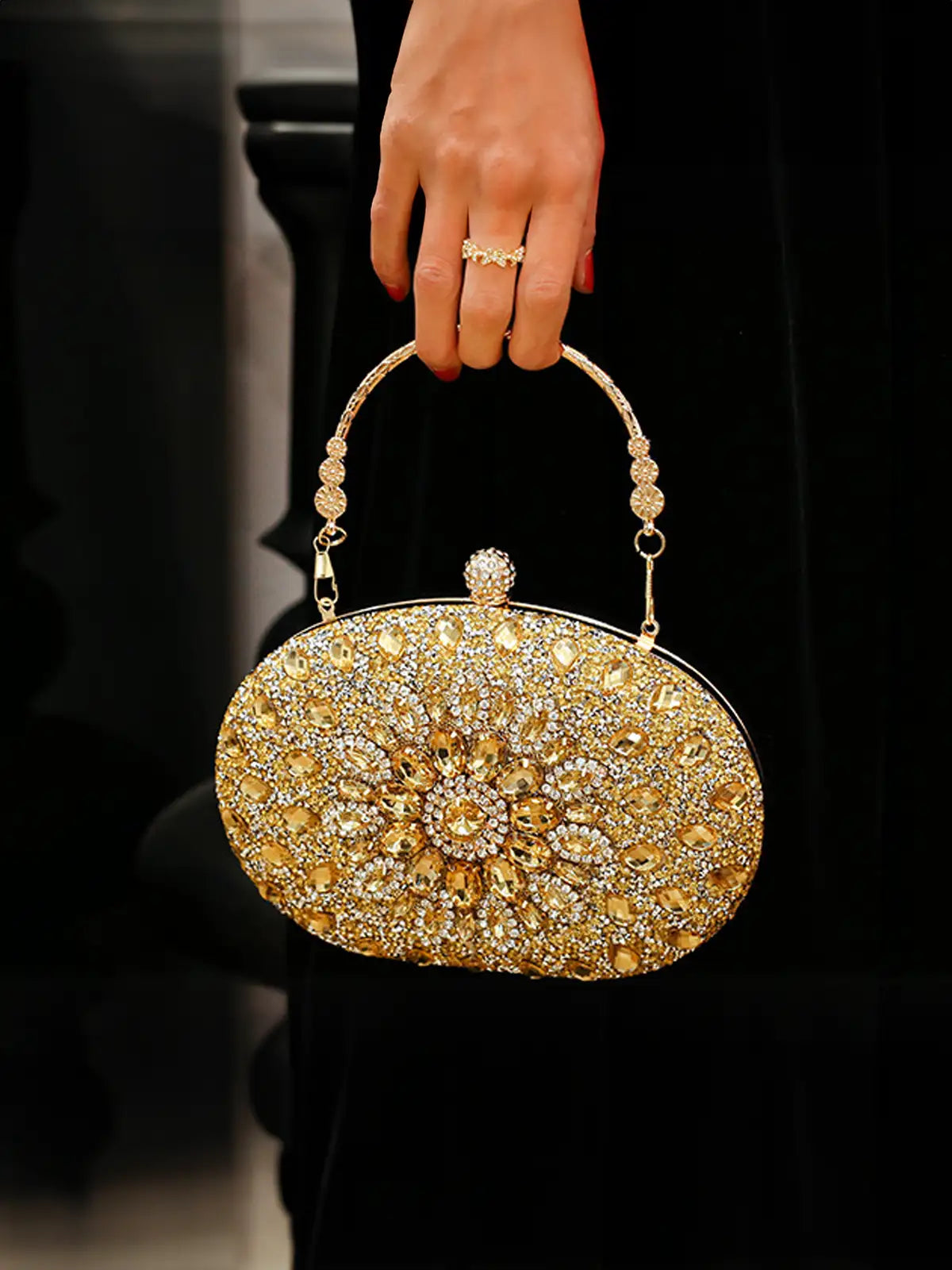 Aurora Gemstone Evening Clutch