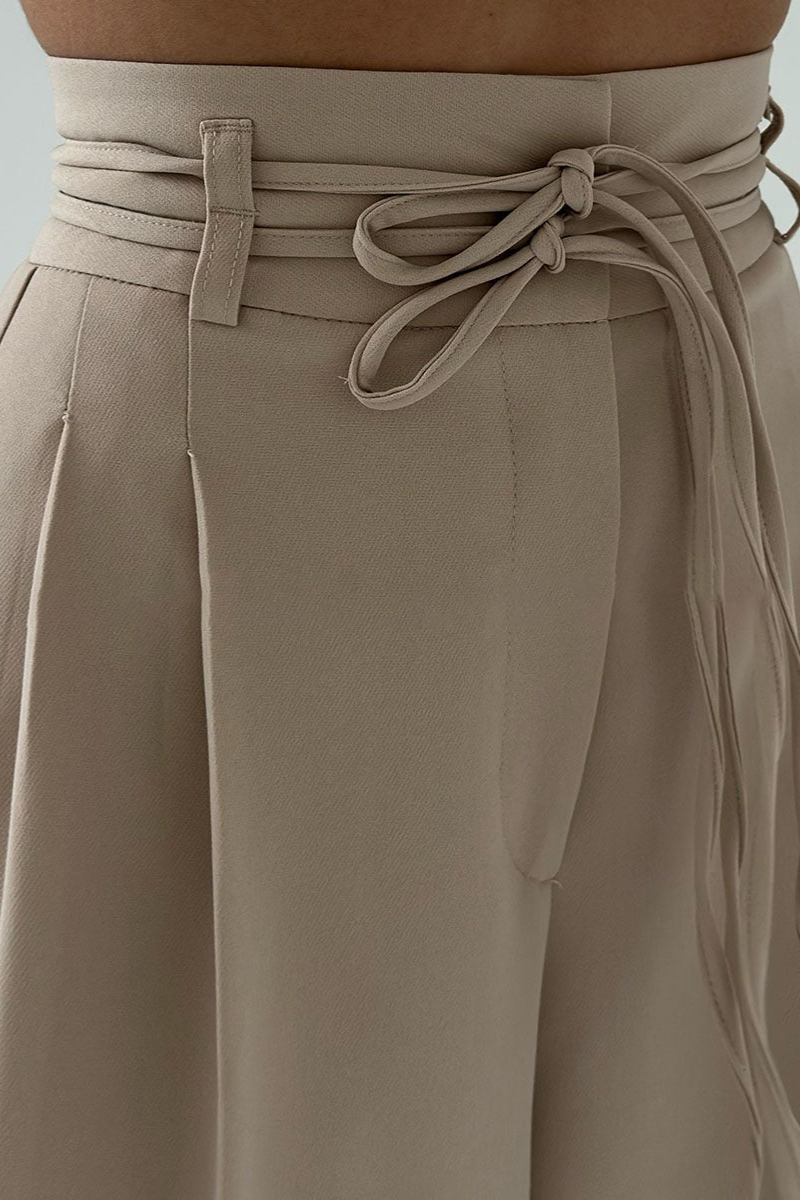 Amelia High-Waisted Wide Leg Trousers