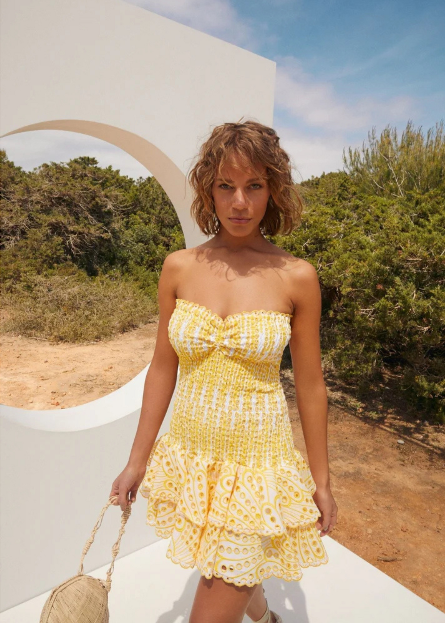 Dolly Greece Lace Mini Dress