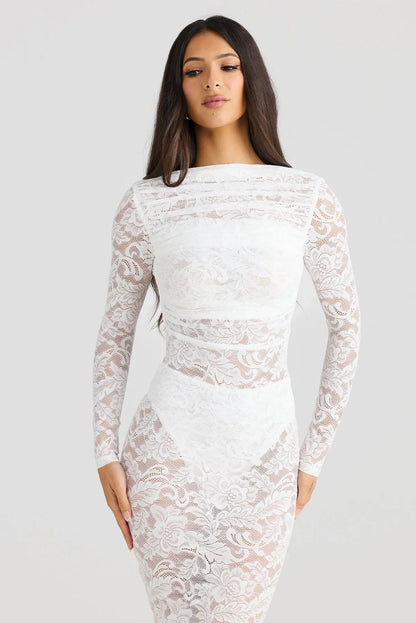 Sofia Lace Maxi Dress