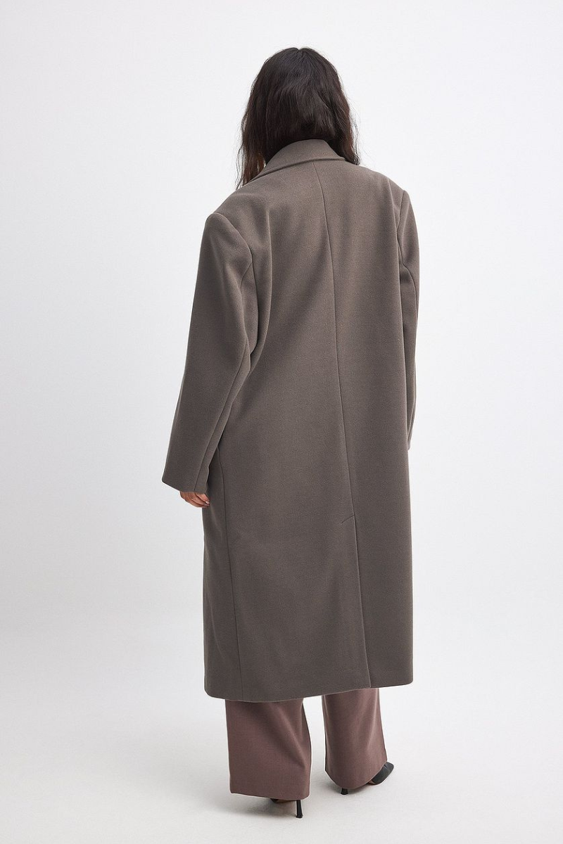 Lila Casual Wool Coat