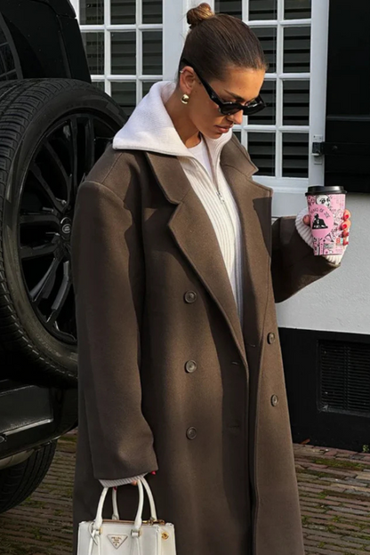 Lila Casual Wool Coat