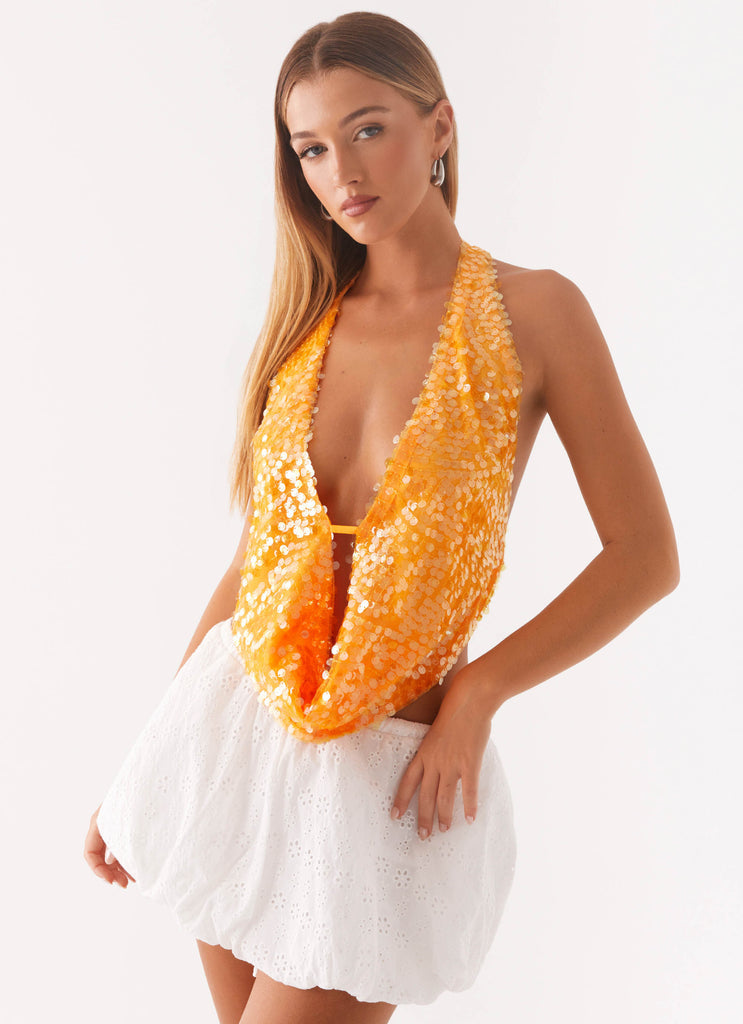 Celia Draped Halter Top