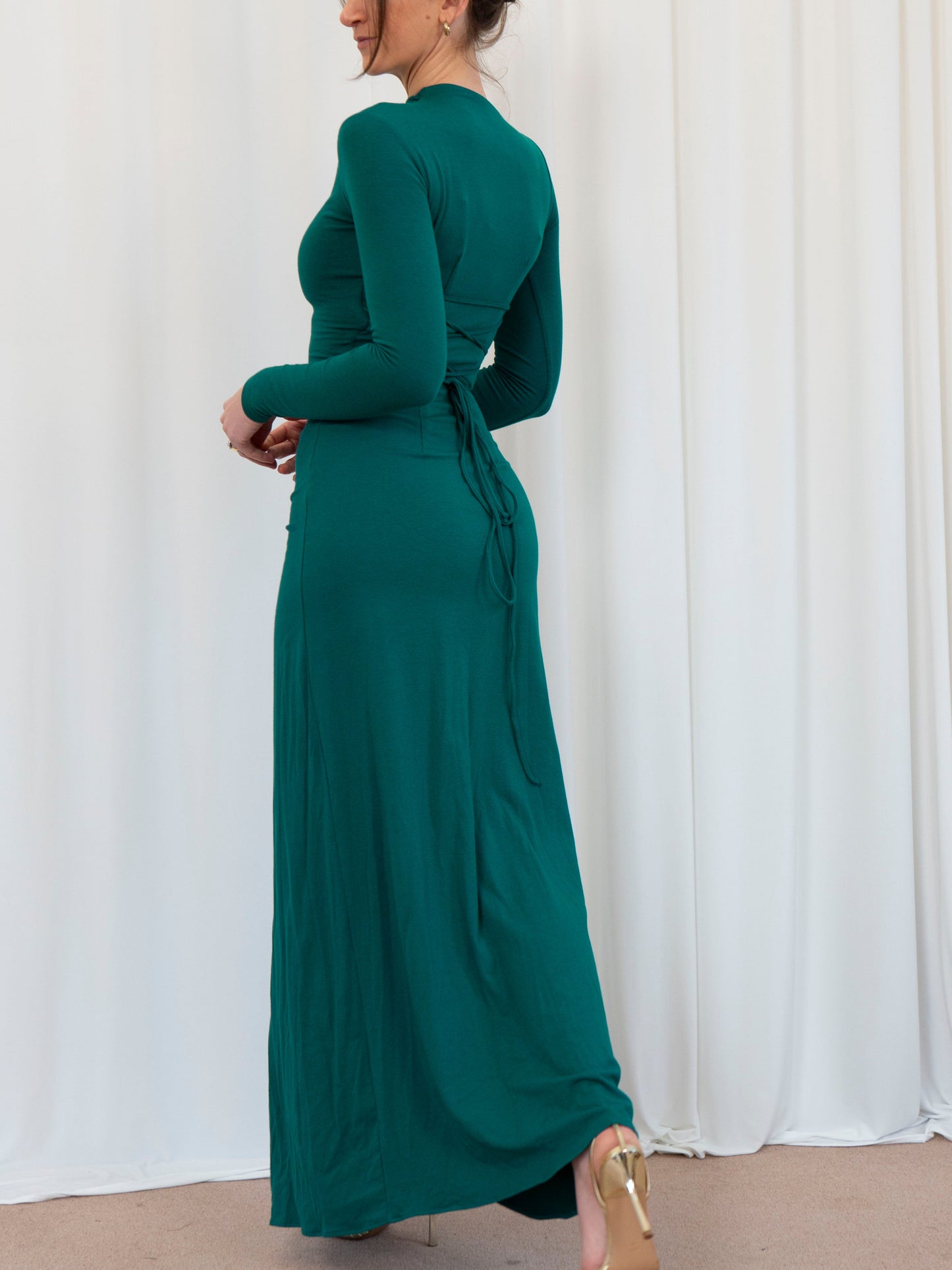 Venus Long Sleeve Bamboo Dress