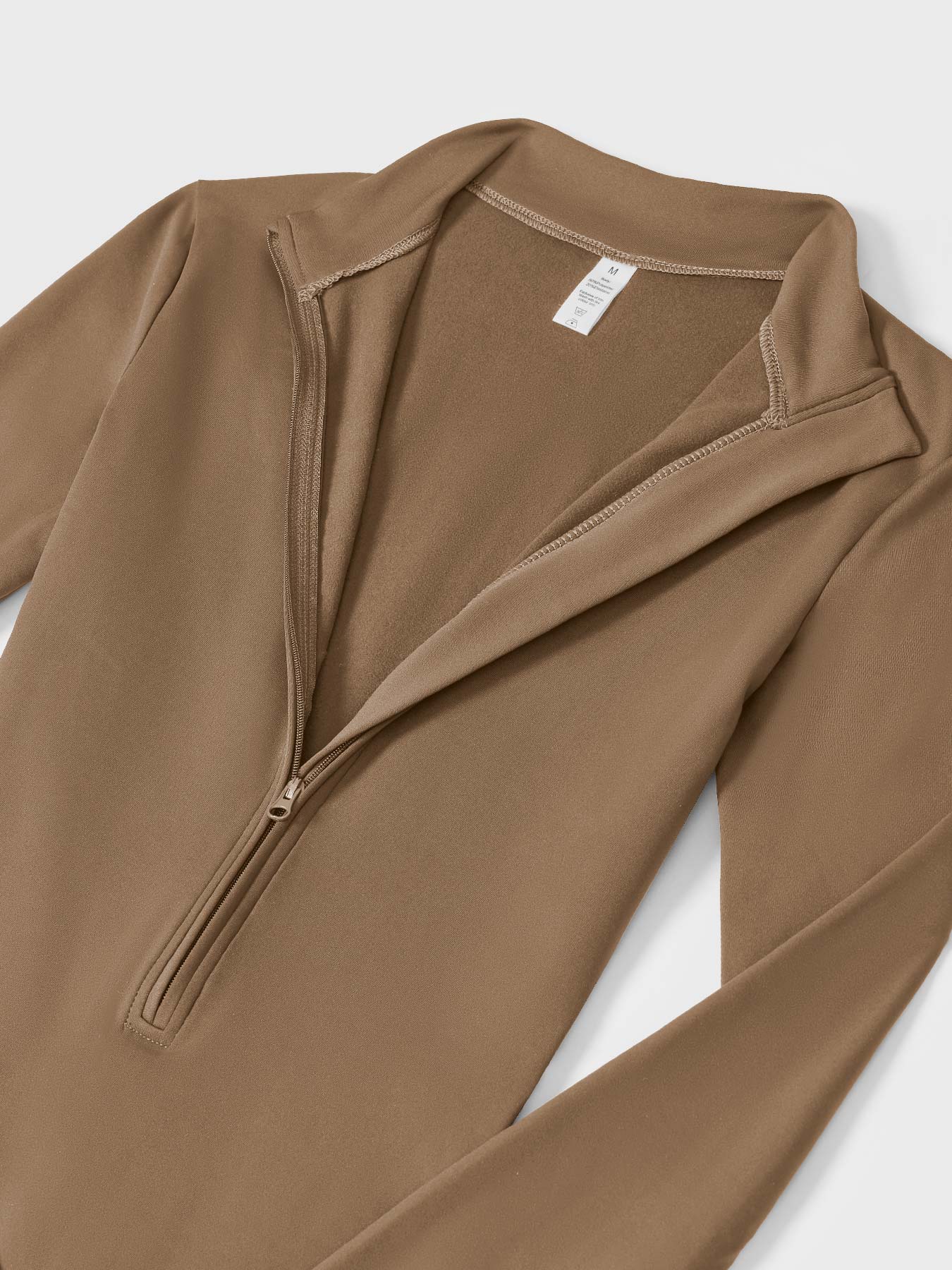 Maya Fleece Long Sleeve Zipper Jumpsuit