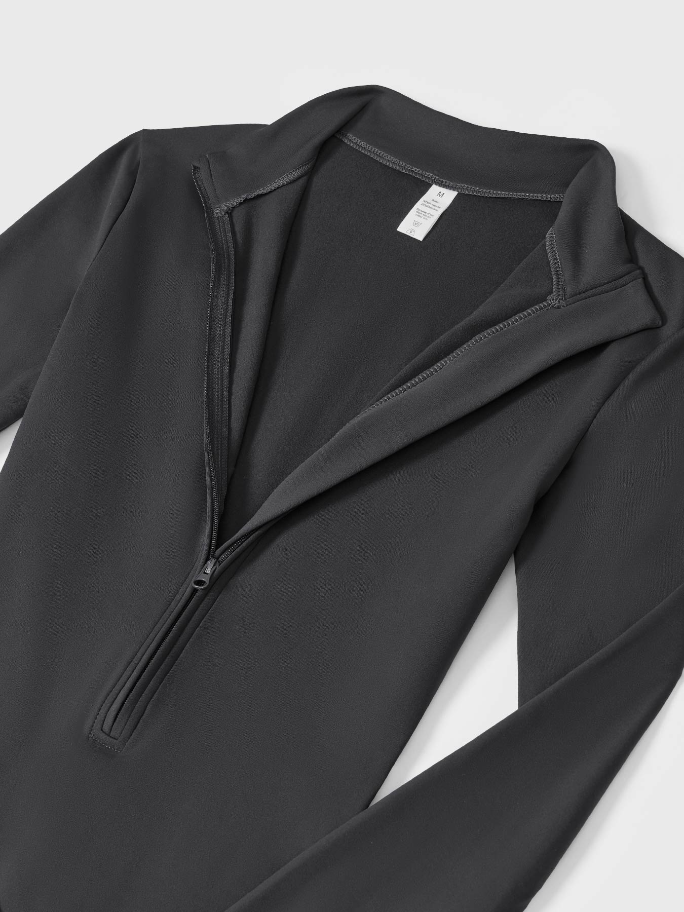 Maya Fleece Long Sleeve Zipper Jumpsuit