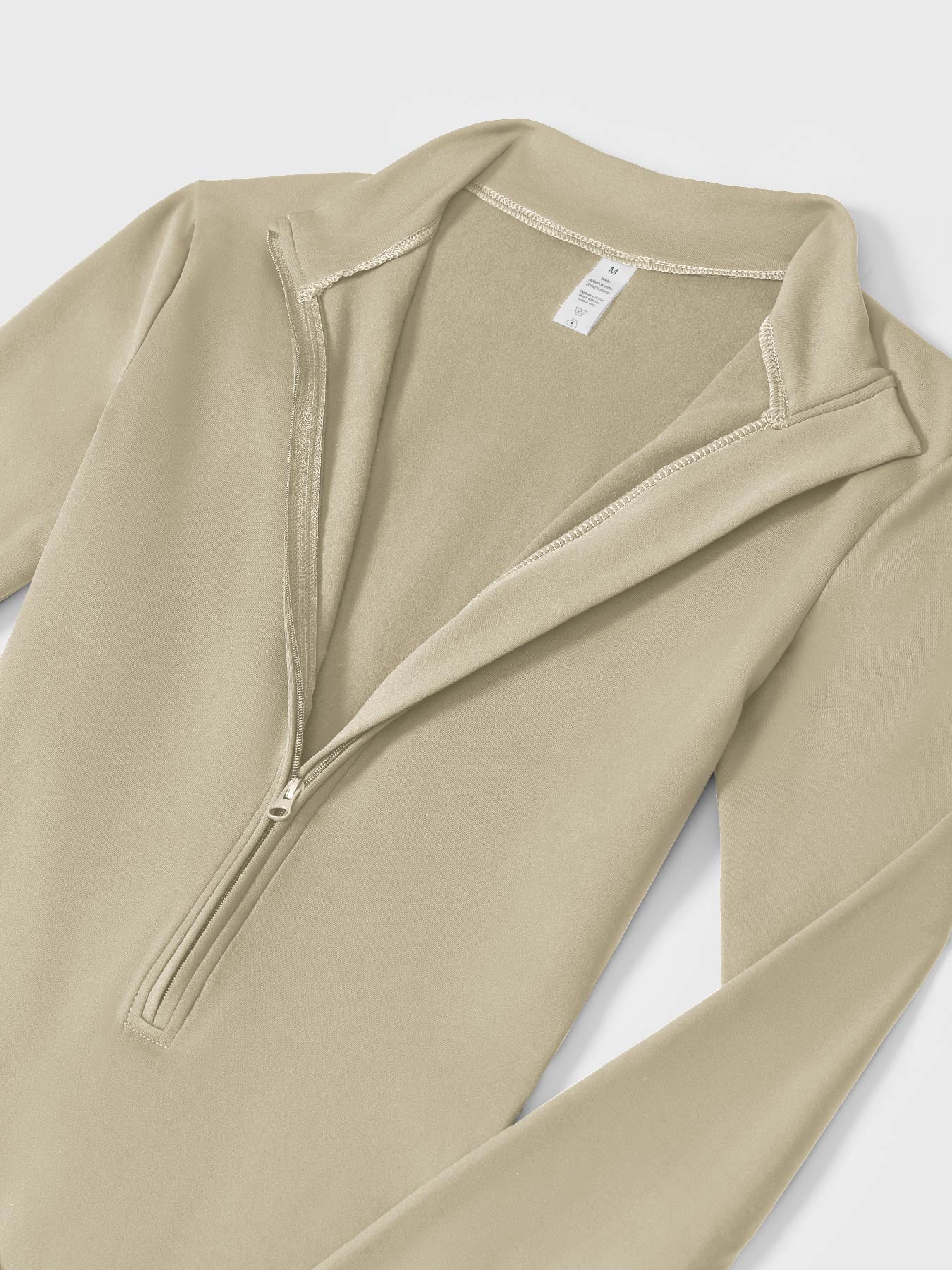 Maya Fleece Long Sleeve Zipper Jumpsuit